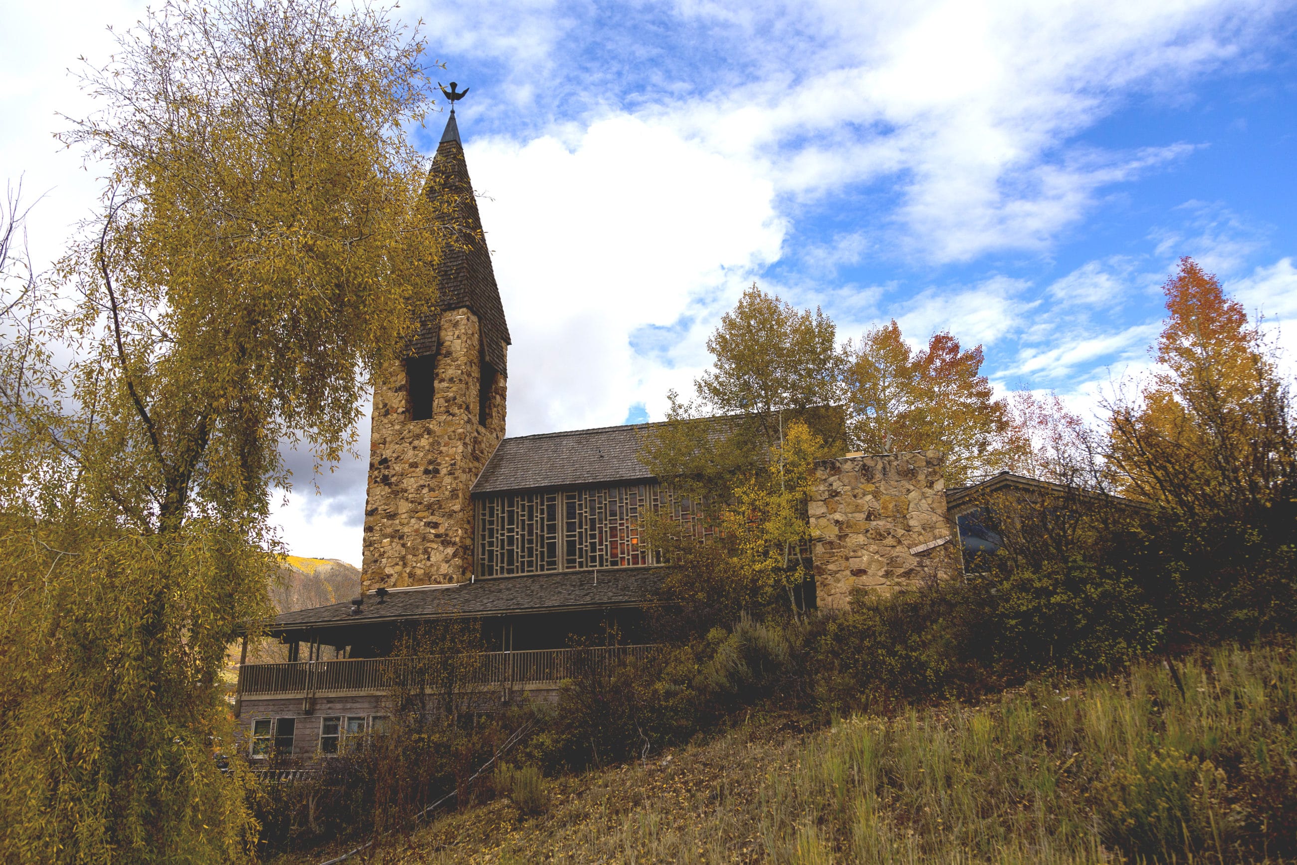 Aspen Chapel in the Fall